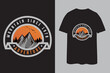 Mountain since 1976 adventure t shirt design