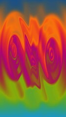 Leinwandbilder - Moving colorful Background-Vertical - 4k 60 fps