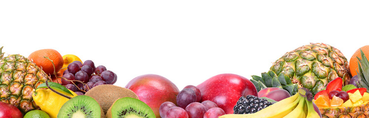 Wall Mural - Fruit frame isolated