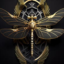 Dragonfly Artdeco Specimen