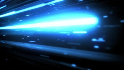 Poster - Big Data Digital Business Hi-tech Background/ 4k animation of an abstract wallpaper big data business digital technology background including connected lines and numbers matrix styled flowing with dep