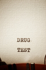 Sticker - Drug test concept