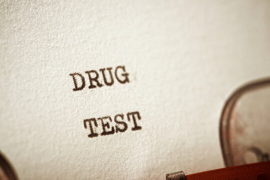 Drug test concept