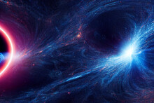 Black Hole Galaxy Absorbing Light