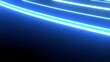 animierte hellblau leuchtende Linien Wellen Muster, Animation, Neonfarben, Muster, harmonisch, Design, Geometrie, Grafik, Trend, Digital, Kunst
