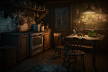 Old Haunted House - Kitchen
