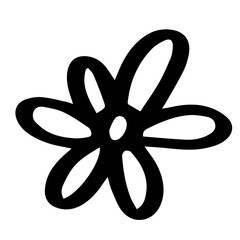 Poster - Flower hand drawn illustration