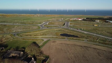 Sticker - Aerial view of the Aberdeen Western Peripheral Route