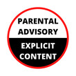 Parental advisory explicit content label