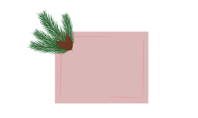 christmas greeting card sticker isolated transparent background png