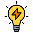 light energy saving electronic icon