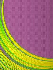 Aufkleber - Multi-colored geometric pattern with simple rounded shapes. Abstract background. 3d rendering digital illustration