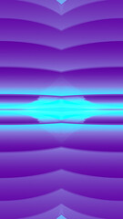 Aufkleber - Rounded lines of neon color. Vertical background. 3d rendering digital illustration