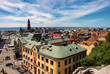 Blick über die Altstadt von Helsingborg in Schönen, Schweden