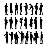 Fototapeta Przestrzenne - silhouettes of people