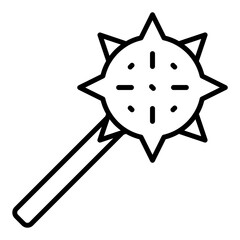 Poster - Mace Icon Style