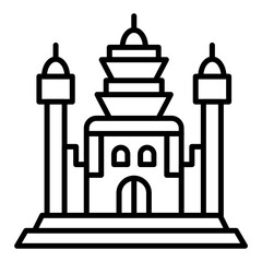 Poster - Angkor Wat Icon Style