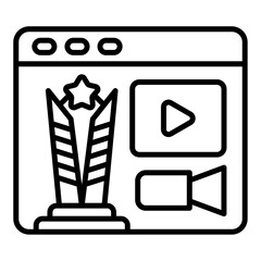 Sticker - Live Stream Icon Style