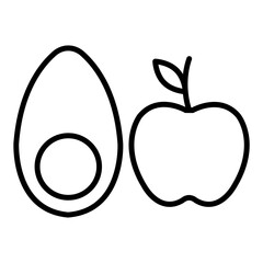 Sticker - Healthy Fat Icon Style