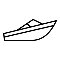 Sticker - Powerboat Racing Icon Style