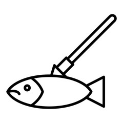 Sticker - Spearfishing Icon Style