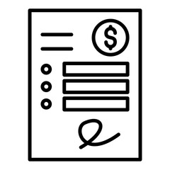 Poster - Invoice Icon Style