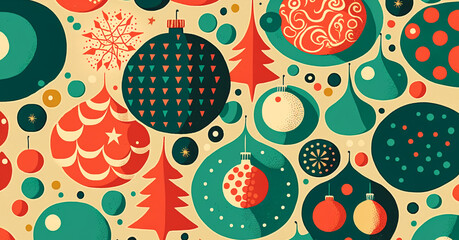 Wall Mural - Christmas time. Christmas texture in vintage style. Merry Christmas. Digital art image.