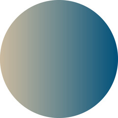 Wall Mural - Blue gray grey gradient circle round geometric shape element icon sign symbol isolated overlay transparent png