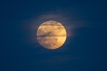 Wall Mural - the moon during a total lunar eclipse