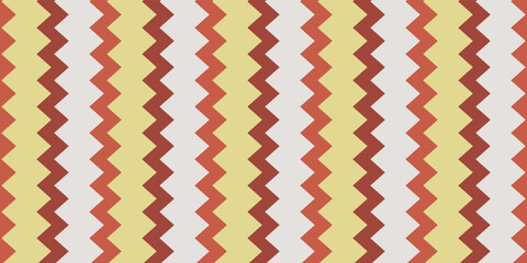 Poster - Toothed vector pattern for interior design and stylish print. Serrated strips for interior.