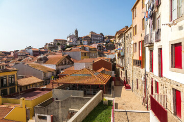 Fototapete - Panoramic view of Porto