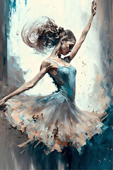 Poster - magical dancer in motion