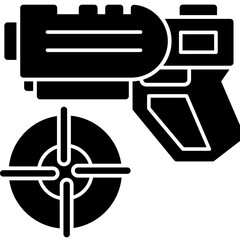 Canvas Print - Shooting Game Icon