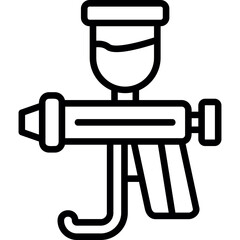 Poster - Spray Gun Icon