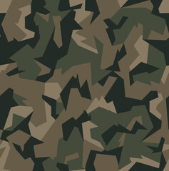 Wall Mural - abstract geometric optic camouflage seamless pattern repeat background