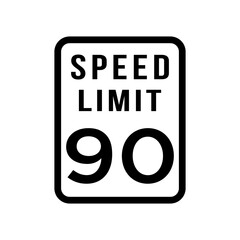 speed limit ,icon, design, flat, style, trendy, collection, template