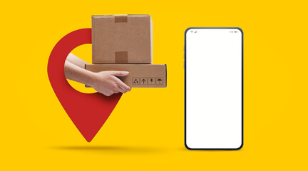 Express delivery service and mobile app