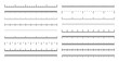 © 32 pixels - Various measurement scales with divisions. Realistic scale for measuring length or height in centimeters, millimeters or inches. Ruler, tape measure marks, size indicators. Vector illustration