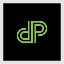 DP Or PD Logo Template Abstract