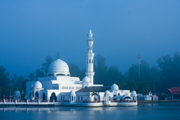 Wall Mural - The Tengku Tengah Zaharah Mosque or the Floating Mosque is the first real floating mosque in Malaysia.