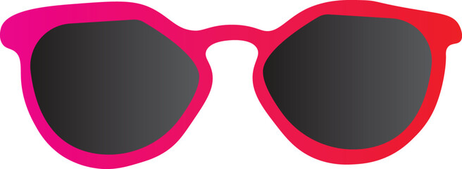 Sunglasses Icon. Dark Sunglasses Vector Illustration gradient vector