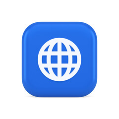 Poster - Internet connection global browsing information button cyberspace data search 3d icon