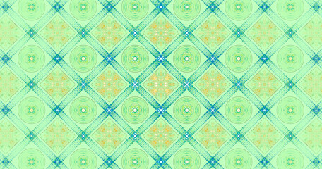 Poster - Color Geometric pattern. Colorful ornamental graphic design. Mosaic ornaments.