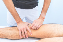 Knee Patella Mobilization By A Physical Therapist