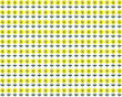 © kaif - Flower pattern design, colorful flower pattern on white background