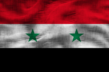 National flag of Syria.  Background  with flag of Syria.