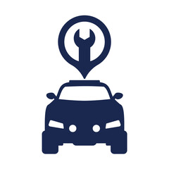 Canvas Print - car service, repair icon