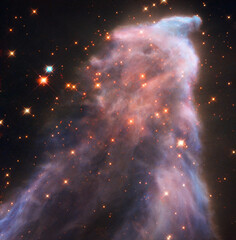Wall Mural - galaxy and nebula night sky series elements of this image are furnished by hubble and nasa