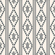 Ethnic southwest pattern. Vector aztec Navajo geometric diamond triangle stripes seamless pattern background. Use for fabric, textile, home interior decoration elements, upholstery, wrapping.