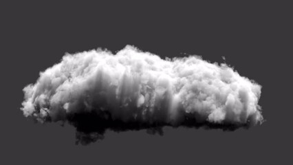 Wall Mural - Big White Cloud On Alpha Loop